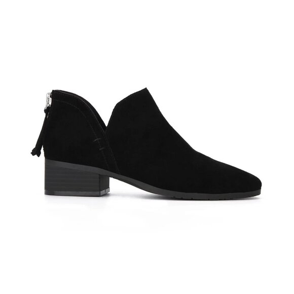 Kenneth Cole Reaction Womens Side Skip Booties Black Suede 10 MSRP $99 - Picture 3 of 5